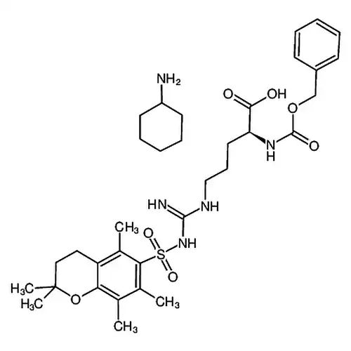 N-苄氧羰基-L-精氨酸(Pmc)-OH环己基胺盐