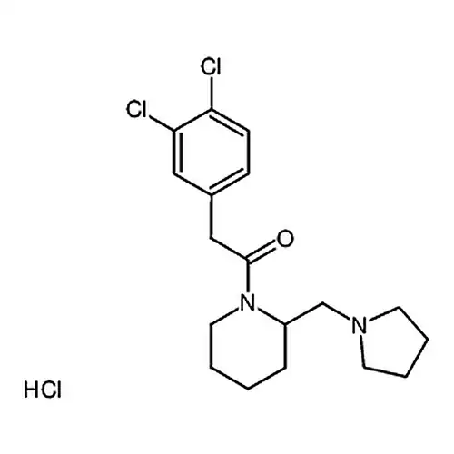 2-(3，4-二氯苯基)-1-(2-(吡咯烷-1-甲基)哌啶-1-基)乙酮盐酸盐