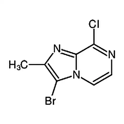3-溴-8-氯-2-甲基咪唑并[1，2-a]吡嗪