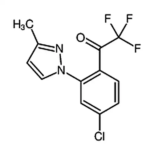 1-(4-氯-2-(3-甲基-1H-吡唑-1-基)苯基)-2,2,2-三氟乙酮