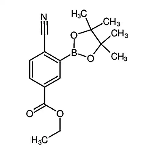 4-氰基-3-(4,4,5,5-四甲基-1,3,2-二氧硼杂环戊烷-2-基)苯甲酸乙酯