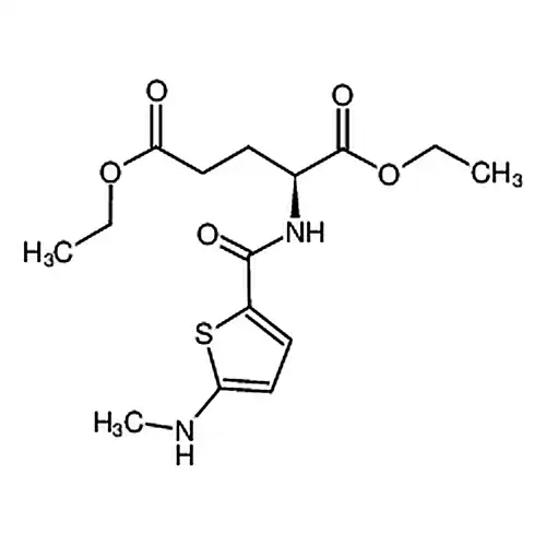 N-(5-甲氨基-2-噻吩甲酰基)-l-谷氨酸二乙酯