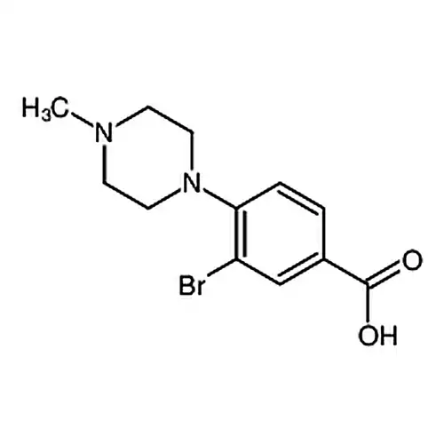 3-溴-4-(4-甲基-1-哌嗪基)苯甲酸