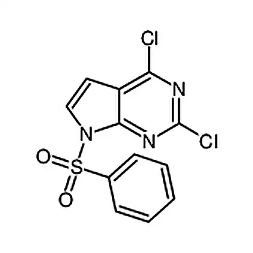 7-(苯磺酰基)-2，4-二氯-7H-吡咯并[2，3-d]嘧啶