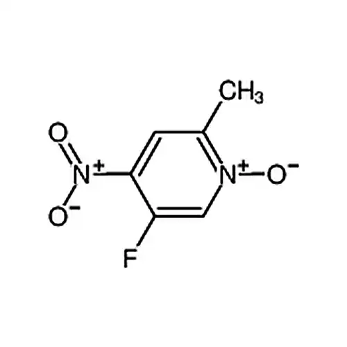 2-甲基-4-硝基-5-氟吡啶-1-氧化物