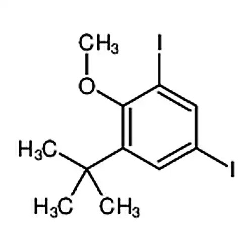 1-叔丁基-3，5-二碘-2-甲氧基苯