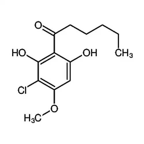 1-(3-氯-2，6-二羟基-4-甲氧基苯基)己烷-1-酮