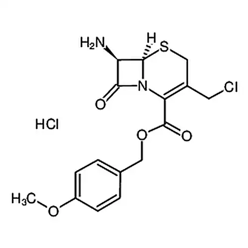 7-氨基-3-氯甲基-3-头孢唑啉-4-羧酸对甲氧苄盐酸盐