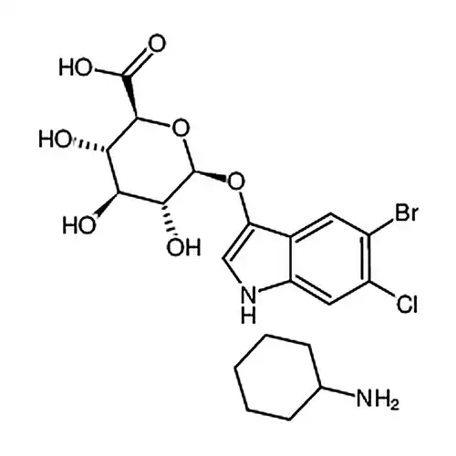 5-溴-4-氯-3-吲哚基-β-D-葡糖苷酸环己胺盐