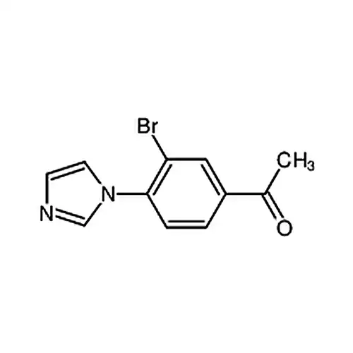 3-溴-4-(1-咪唑基)苯乙酮