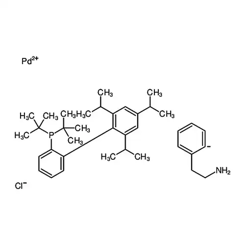 [2-(二叔丁基膦)-2′,4′,6′-三异丙基-1,1′-联苯基][2-(2-氨基乙基)苯基)]氯化钯(II)