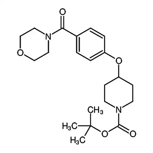 4-[4-(4-吗啉基羰基)苯氧基]-1-哌啶甲酸叔丁酯