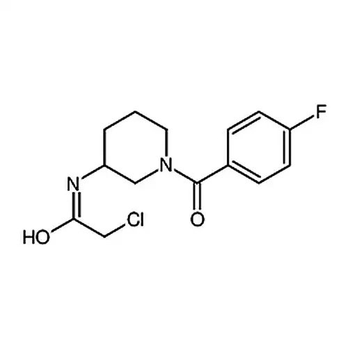 2-氯-N-[1-(4-氟苯甲酰基)-3-哌啶基]乙酰胺