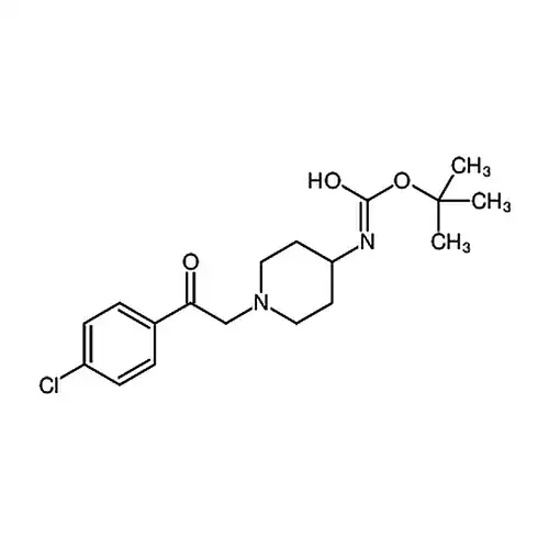 N-[1-[2-(4-氯苯基)-2-氧代乙基]-4-哌啶基]氨基甲酸叔丁酯