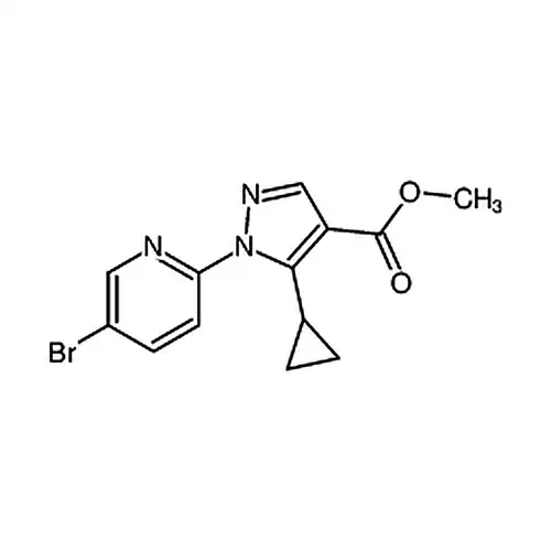 1-(5-溴吡啶-2-基)-5-环丙基吡唑-4-羧酸甲酯