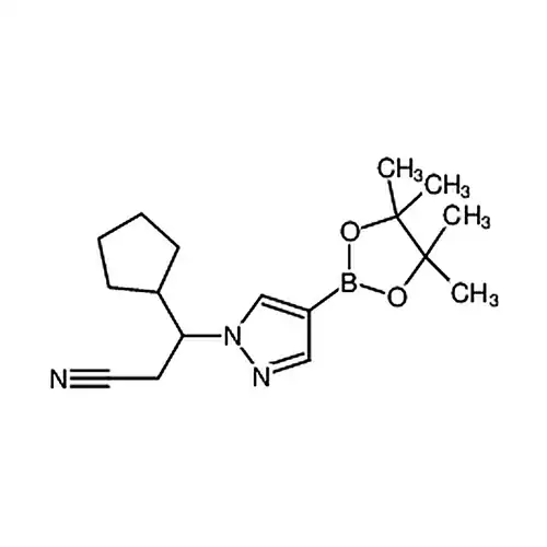 3-环戊基-3-(4-(4,4,5,5-四甲基-1,3,2-二氧硼杂环戊烷-2-基)-1H-吡唑-1-基)丙腈