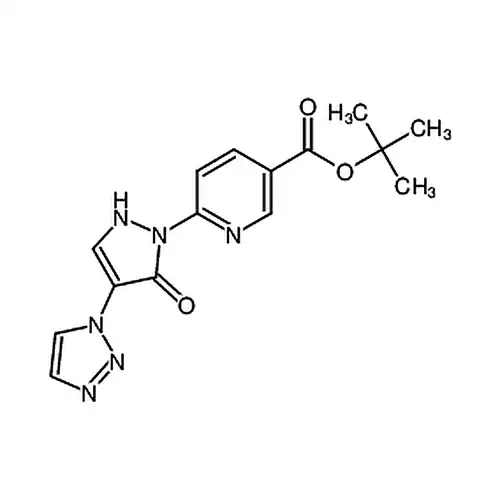 6-(5-氧代-4-(1H-1,2,3-三唑-1-基)-2,5-二氢-1H-吡唑-1-基)烟酸叔丁酯