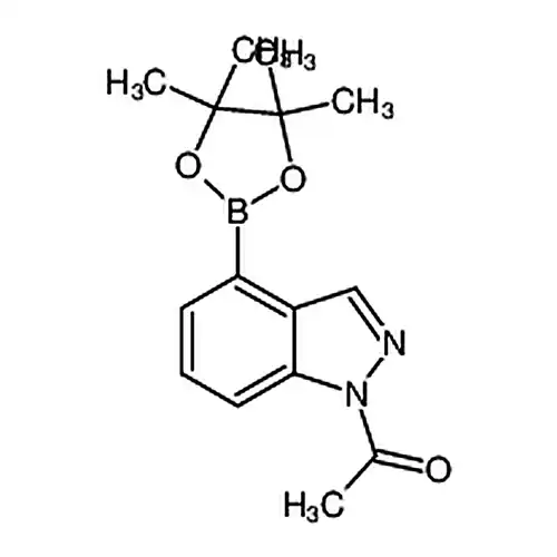 1-(4-(4,4,5,5-四甲基-1,3,2-二氧硼杂环戊烷-2-基)-1H-吲唑-1-基)乙酮