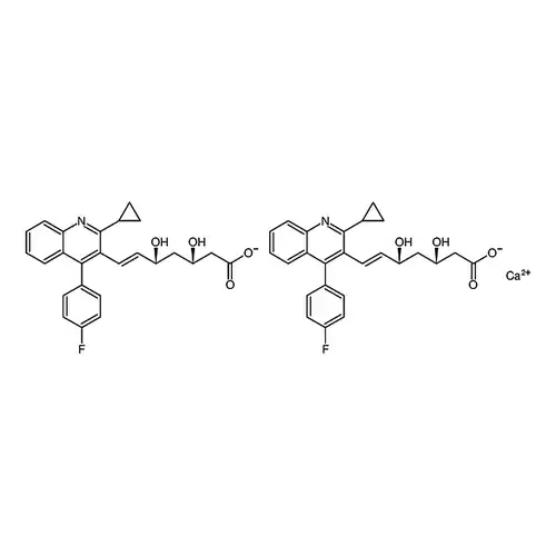 (3R,5S,Z)-7-(2-环丙基-4-(4-氟苯基)喹啉-3-基)-3,5-二羟基庚-6-烯酸钙盐