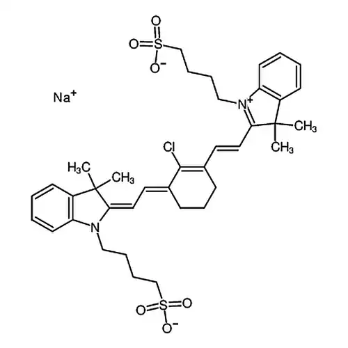2-[2-[2-氯-3-[2-[1,3-二氢-3,3-二甲基-1-(4-磺酸基丁基)-2H-吲哚-2-亚基]乙亚基]-1-环己烯-1-基]乙烯基]-3,3-二甲基-1-(4-磺酸基丁基)-3H-吲哚内盐钠盐