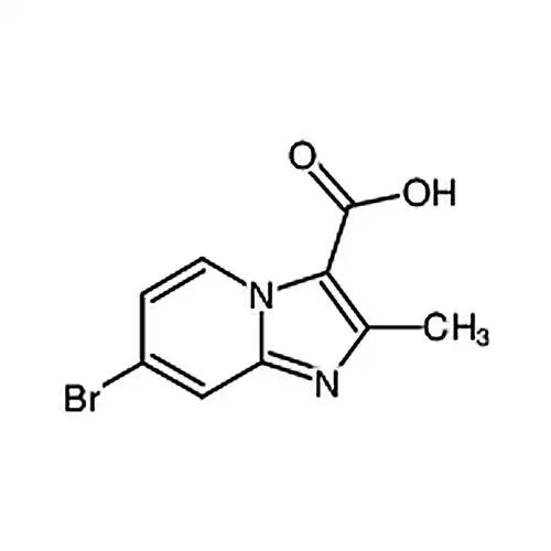 7-溴-2-甲基咪唑并[1，2-a]-吡啶-3-羧酸