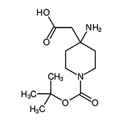 2-(4-氨基-1-(叔丁氧基羰基)哌啶-4-基)乙酸