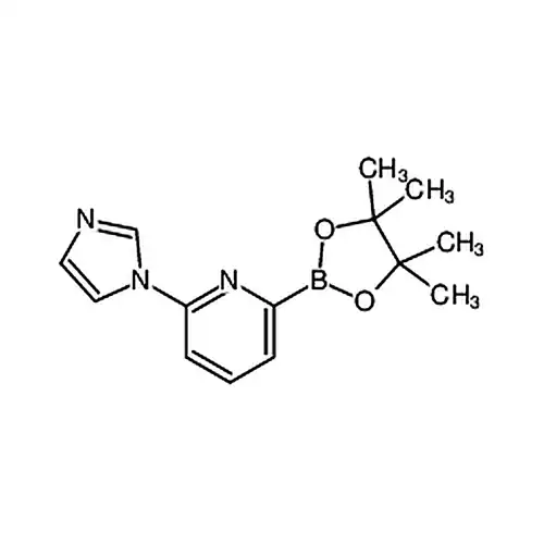 2-(1H-咪唑-1-基)-6-(4,4,5,5-四甲基-1,3,2-二氧硼杂环戊烷-2-基)吡啶