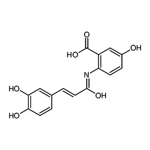 (E)-2-(3-(3,4-二羟基苯基)丙烯酰胺基)-5-羟基苯甲酸