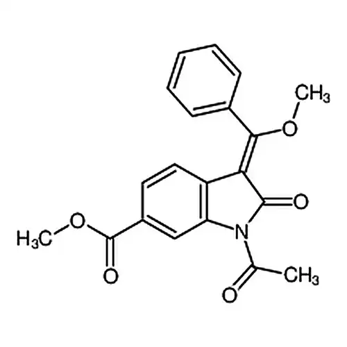 (E)-1-乙酰基-3-(甲氧基(苯基)亚甲基)-2-氧代吲哚啉-6-羧酸甲酯