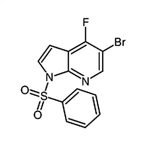 1-(苯磺酰基)-5-溴-4-氟-1H-吡咯并[2，3-b]吡啶