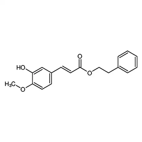 (E)-苯乙基3-(3-羟基-4-甲氧基苯基)丙烯酸酯