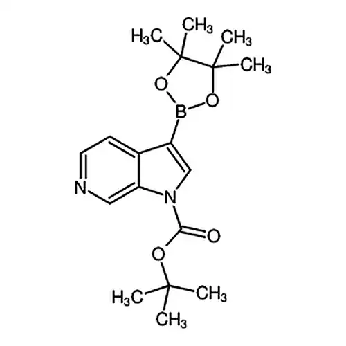 3-(4，4，5，5-四甲基-1，3，2-二氧硼杂环戊烷-2-YL)-1H-吡咯并[2，3-C]吡啶-1-羧酸叔丁酯