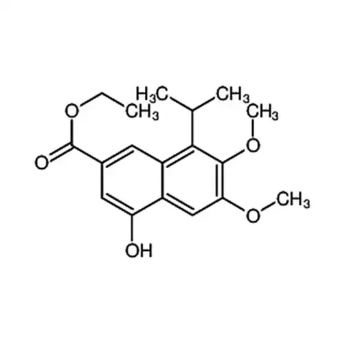 4-羟基-8-异丙基-6，7-二甲氧基-2-萘甲酸乙酯