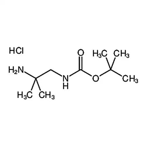 1-N-叔丁氧羰基-2-甲基-1，2-丙二胺盐酸盐