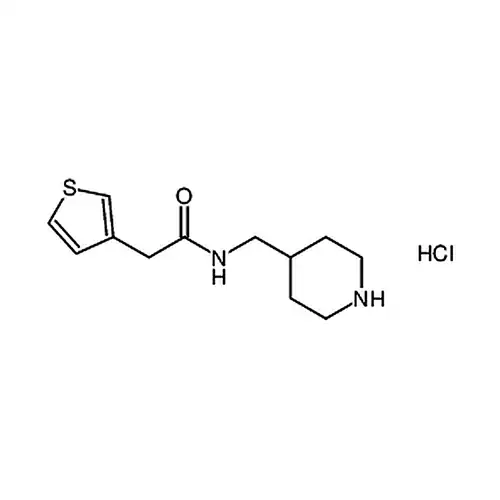 N-(4-哌啶基甲基)-3-噻吩乙酰胺盐酸盐