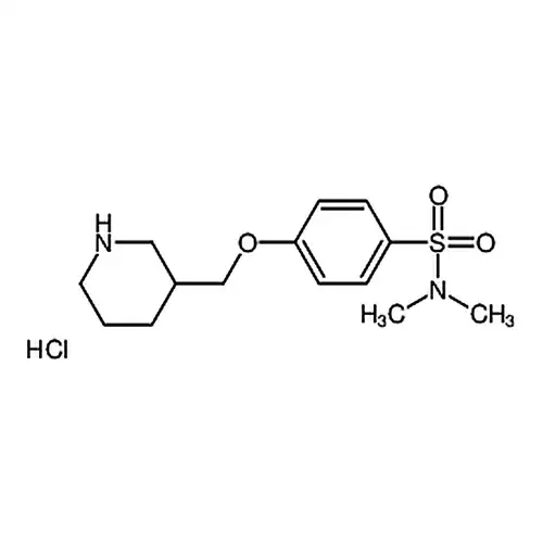 N，N-二甲基-4-(3-哌啶甲氧基)苯磺酰胺盐酸盐