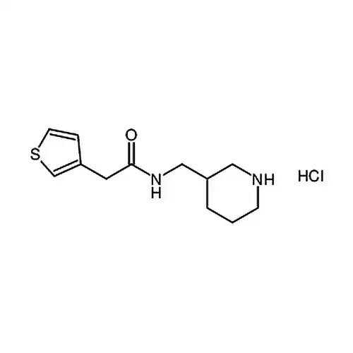 N-(3-哌啶基甲基)-3-噻吩乙酰胺盐酸盐