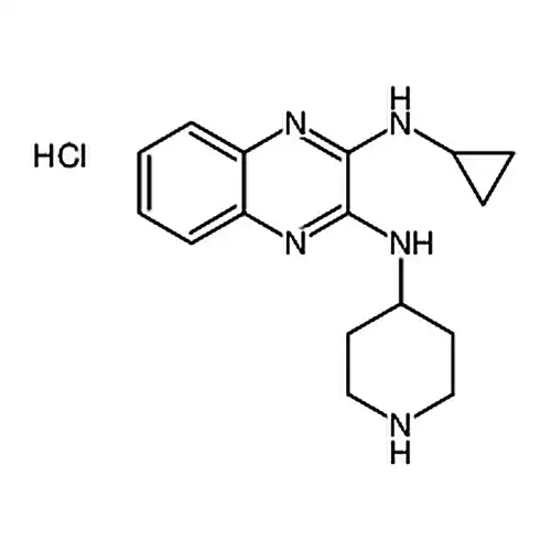 N2-环丙基-N3-4-哌啶基-2，3-喹喔啉二胺盐酸盐