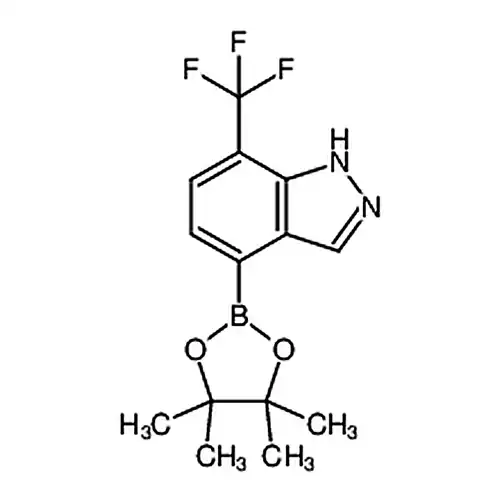 4-(4，4，5，5-四甲基-1，3，2-二氧硼杂环戊烷-2-基)-7-(三氟甲基)-1H-吲唑