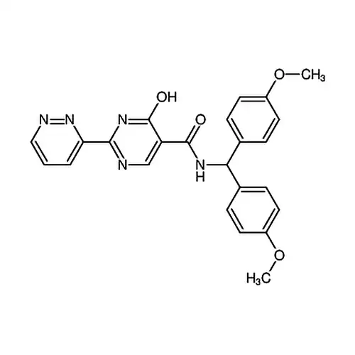 N-(双(4-甲氧基苯基)甲基)-4-羟基-2-(哒嗪-3-基)嘧啶-5-甲酰胺