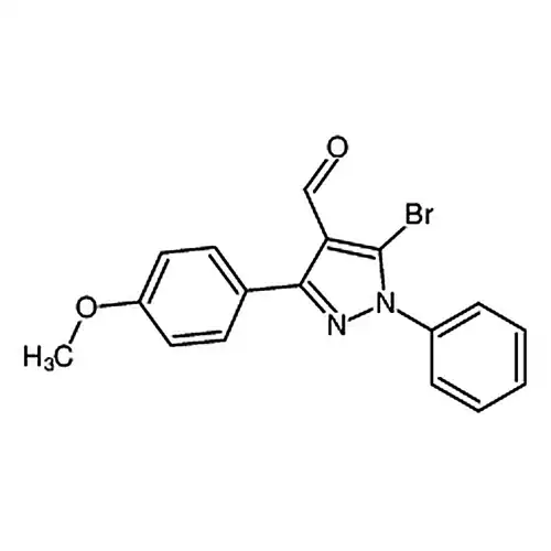 5-溴-3-(4-甲氧基苯基)-1-苯基-1H-吡唑-4-甲醛