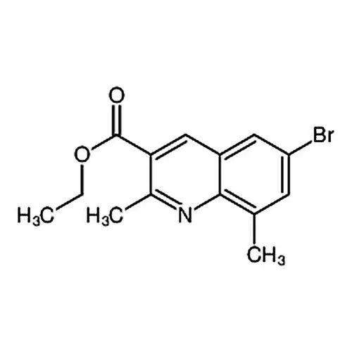 6-溴-2，8-二甲基喹啉-3-甲酸乙酯