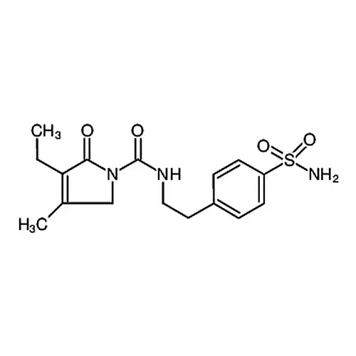 4-[2-[(3-乙基-4-甲基-2-氧代-3-吡咯琳)甲酰胺基]乙基]苯磺酰胺,