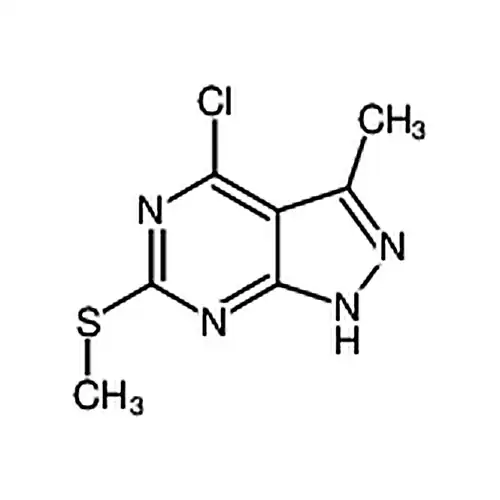 4-氯-3-甲基-6-(甲硫基)-1H-吡唑并[3,4-d]嘧啶