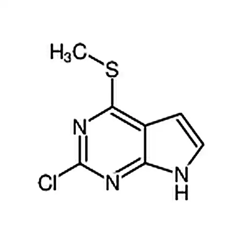 2-氯-4-(甲硫基)-7H-吡咯并[2，3-d]嘧啶