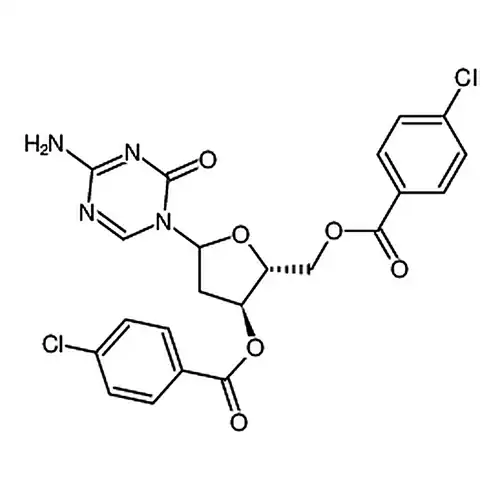 4-氨基-1- [3，5-二-O-(4-氯苯甲酰基)-2-脱氧d赤式 - 呋喃戊糖基] -1，3，5-三嗪-2(1H)- 酮