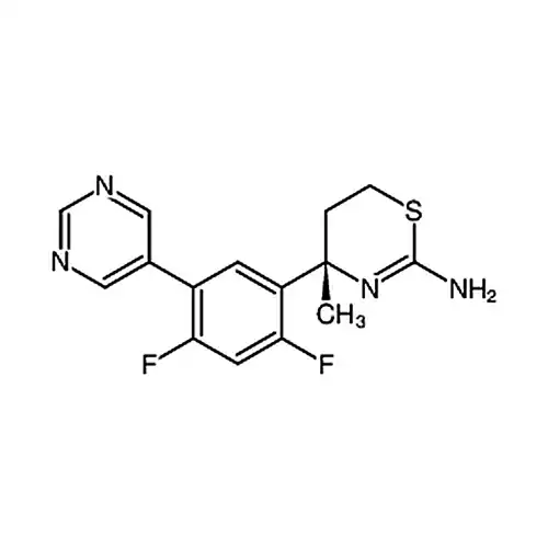 (4S)-4-[2,4-二氟-5-(5-嘧啶)苯基]-5,6-二氢-4-甲基-4H-1,3-噻嗪-2-胺