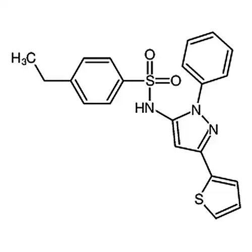 4-乙基-N-(1-苯基-3-(噻吩-2-基)-1H-吡唑-5-基)苯磺酰胺