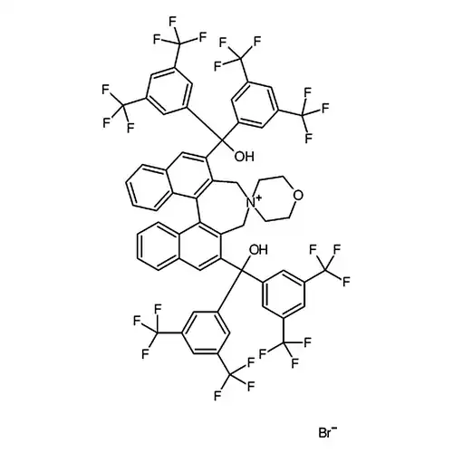 (11bS)-2,6-双[双[3,5-双(三氟甲基)苯基]羟甲基]-3,5-二氢螺[4H-二萘[2,1-c:1',2'-e]氮杂卓-4,4'-吗啉]溴化物