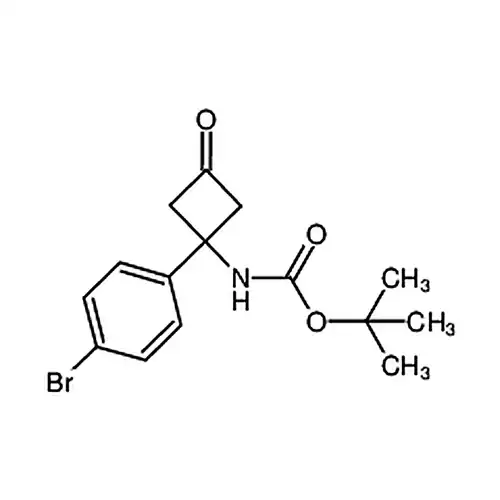 N-[1-(4-溴苯基)-3-氧代环丁基]氨基甲酸叔丁酯